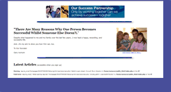 Desktop Screenshot of oursuccesspartnership.com